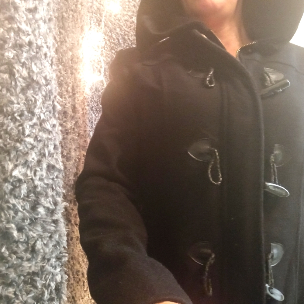 ****SOLD******Hooded Pea coat
